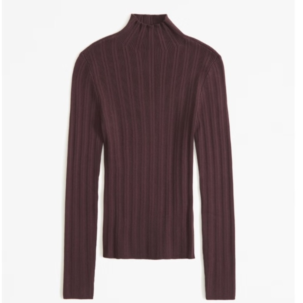 Abercrombie Slim Rib Turtleneck Sweater